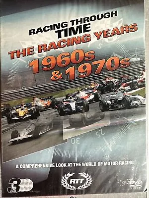 RACING THROUGH TIME THE RACING YEARS 1960s & 1970s - 3 DVD BOX SET CLASSIC F1  • £7.99