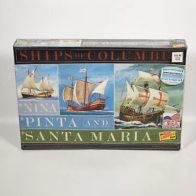 Lindberg Nina Pinta And Santa Maria Sailing Ships Of Columbus 3 Model Kits NEW • $24.99