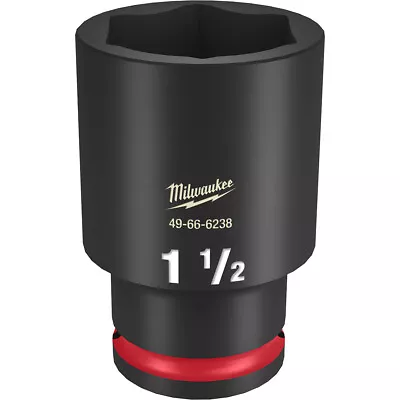 Milwaukee 49-66-6238 SHOCKWAVE Impact Duty 1/2 Drive 1-1/2 Deep 6 Point Socket • $27.99