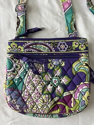 Retired Vera Bradley 'Heather' Saddle Hipster Crossbody Purse • $18.99