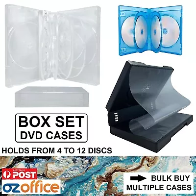 ASSORTED Box Set DVD Case - DVD Covers Multiple Discs 3 - 12 DVD For TV Shows • $34.95