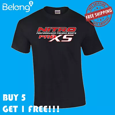 New Shirt NITRO Bass Boats Unisex T-Shirt Logo Mercury Pro XS Outboard Motors US • $24.99