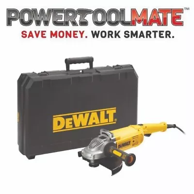 Dewalt DWE492K 230mm Angle Grinder Dust Ejection System 240v 2200W In Kitbox • £129.99