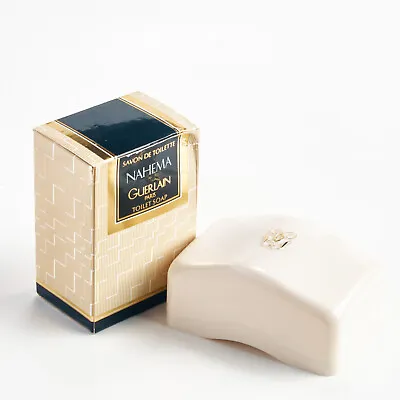 Guerlain Nahema Perfumed Bar Soap W/ Dish 100g 3.5OZ Vintage • $79.99