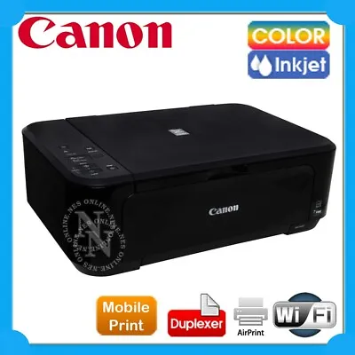 Canon PIXMA MG3660BK 3-in-1 Wireless Color MFP Printer+Mobile Print Damaged Box • $109.95