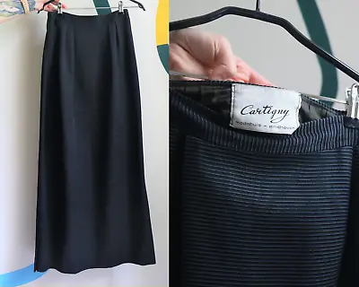 Cartigny Formal Maxi Skirt 26'' Waist XS Black Luxurious Floor Length • $69.99