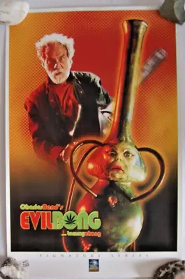 Evil Bong Original Cinema POSTER Tommy Chong Cheech And Chong Marijuana Movie • £32.95