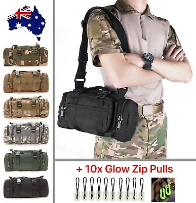 Tactical Military MOLLE Outdoor Camping Gear Waist Carry Versatile EDC Bum Bag • $30