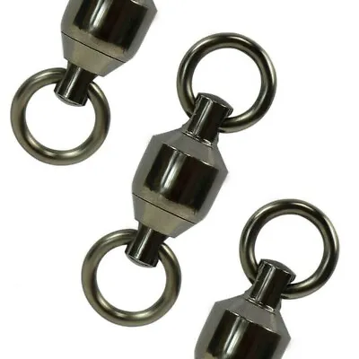 $12.99 • Buy Croch Ball Bearing Swivels Stainless Steel Solid Welded Rings Fishing Tackle