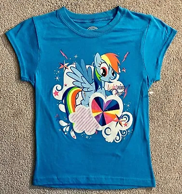 My Little Pony - Girls Blue T-Shirt - Size Small - Rainbow Dash - New • $10.95