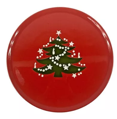 Waechtersbach Christmas Tree Red Round Cookie Plate Original 12.25 In • $28.49