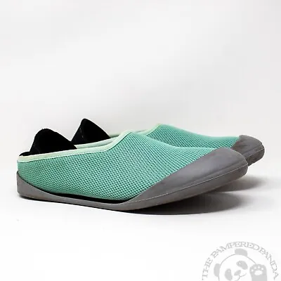 Mahabis Summer Womens Mesh Slipper Shoes Teal Outdoor Casual Slip On Size 37 • $19.73