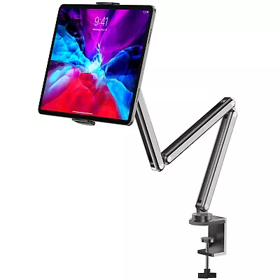 Lazy Bed 7-13'' Tablet Stand Holder Long Arm Mount For IPad Samsung Galaxy Tab • £55.99