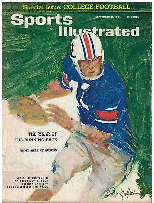 Sept 21 1964 Issue Of Sports Illustrated Jimmy Sidle Of Auburn • $12