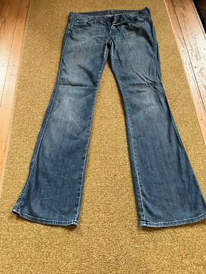7 For All Mankind 32” A Pocket Ladies Jeans 35” Leg. • £8.99