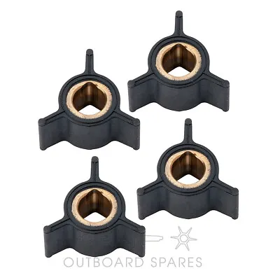 4 X Evinrude Johnson Water Pump Impeller For 2.5 3 4hp Outboard (Part #433935) • $79.32