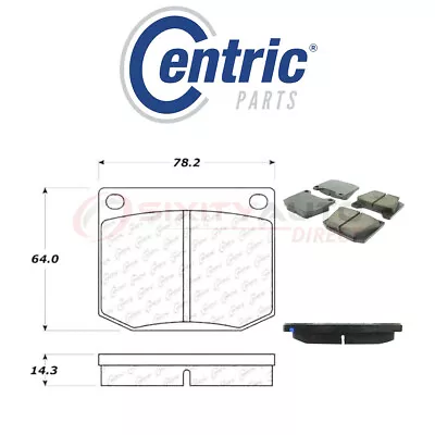 Centric Posi Quiet Ceramic Brake Pads W Shims For 1972 TVR 3000M 3.0L 4.7L My • $37.84