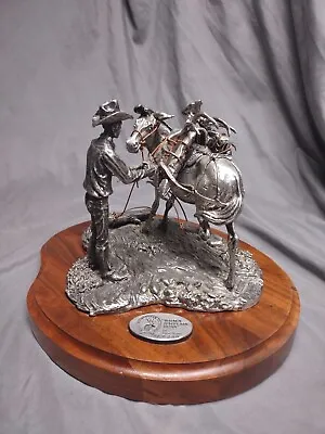 Fred Boyer What's Happenin' Boss 179/250 Pewter Horse Sculpture Vintage Rare • $195