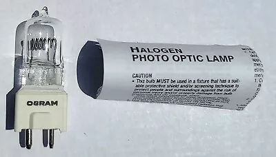 NEW Osram BHC/DYS/DYV 600W 120V Halogen Photo Optic Projection Bulb GZ9.5 93531 • $6.90