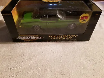 ERTL American Muscle 1971 Plymouth Duster 340 Diecast Car 1:18 Scale 33079 • $79.99