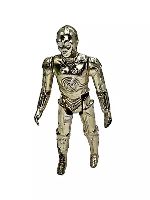 1977 Kenner Star Wars C-3PO Action Figure Gold Droid First 12  Vintage Hong Kong • $24.49