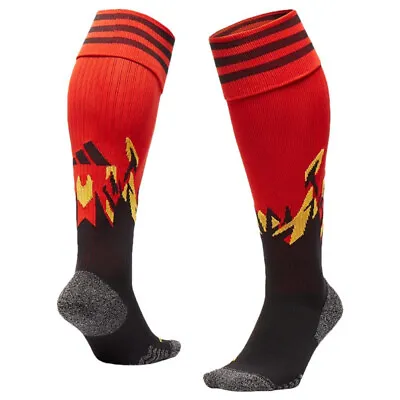 Belgium Home Football Socks 2022/23 Adidas BNIB Large UK Size 8.5-10 • £12