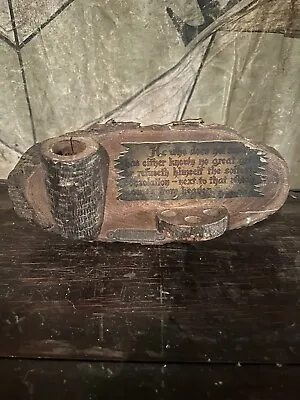 1900s Pipe Holder Smoking Country Cabin Antique Farmhouse Folk Art Porch Ohio • $100