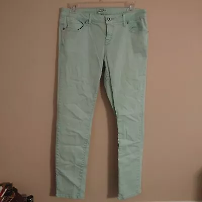 Aeropostale Mint Green Bayla Skinny Jeans Size 9/10 Regular • $14.90