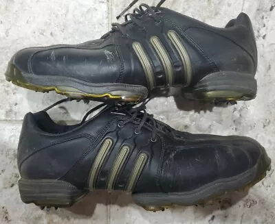 Very Nice Vintage 2005 Adidas Tour 360 Black Golf Shoes Men's Size Us10 • $168.61