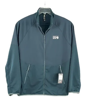 New! Mountain Hardwear Men’s 2XL Stratus Range Full Zip Fleece Jacket OM4294-442 • $65