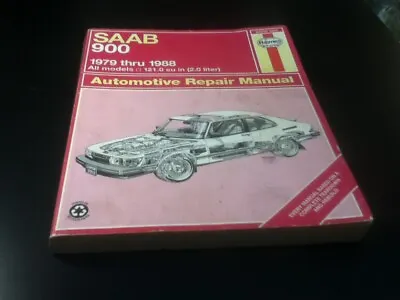 SAAB 900 1979 Thru 1988 Automotive Repair Manual Haynes • $8.25