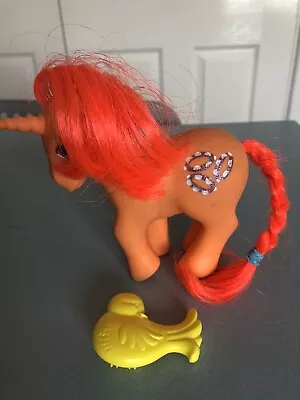 My Little Pony 'Gypsy' 1984  (Generation 1 Unicorn) With Comb • £6.50