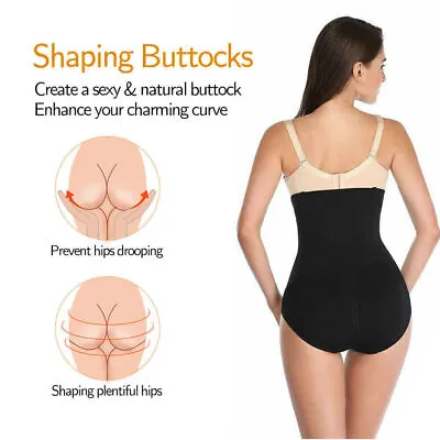 Womens Magic High Waist Slimming Knickers Briefs Firm Tummy Control Underwear • £4.58