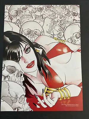 Vampirella Halloween Special 2004 COVER Comics Poster 8.5x12 Michael Golden • $15.15