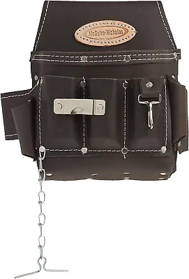 McGuire-Nicholas 526-CC Brown Professional Electrician'S Pouch Oil Tanned Leath • $29.95