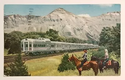 $5.79 • Buy Burlington Denver Zephyr Train Horses Mountains Postcard