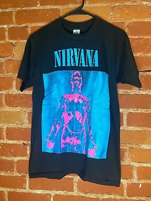 VTG 1992 Nirvana Silver Graphic Tee New! • $19.99