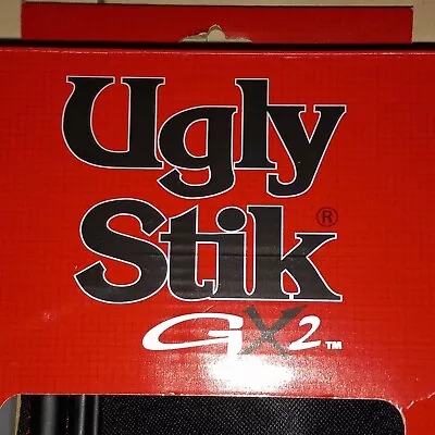 Ugly Stik 6’6” GX2 Travel Fishing Rod And Reel Spinning Combo New Fact. Sealed • $42.47