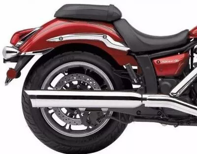 $339.95 • Buy Cobra Exhaust Chrome Slip-On Scalloped Tip Muffler 07-16 Yamaha XVS1300A V-Star