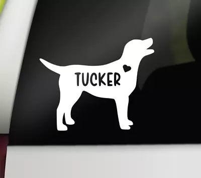 Labrador Name Decal Labrador Decal Lab Dog Car Decal Laptop Tumbler • $6.35