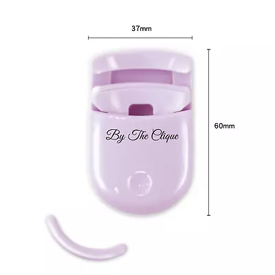 By The Clique Portable Mini Eyelash Curler With Soft Lash Silicon Pads Gentle En • $8.99