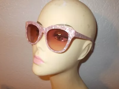 J. CREW Cabana Pink Marble Frame Pink Lenses Sunglasses • $19.99