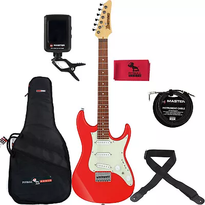 Ibanez AZES31 AZES Guitar Vermilion W/ Gig Bag Cable Tuner Strap & Cloth • $329.99