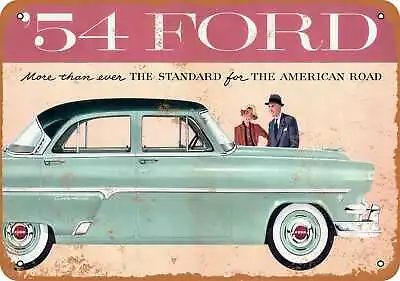Metal Sign - 1954 Ford Automobiles - Vintage Look Reproduction • $25.46