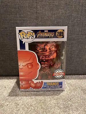 Marvel Avengers Infinity War Thanos Red #289 Special Edition Funko POP Figure • £7