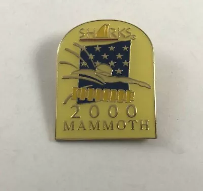 Vintage Mammoth Sharks 2000  ~ Mammoth CA. Button / Pin Back • $12