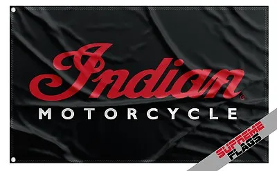 Indian Motorcycle Flag (3x5 Ft) Car Wall Garage • $14.99