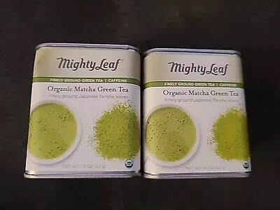 2 MIGHTY LEAF Organic Matcha Green Tea 1.5 OZ  • $53.99