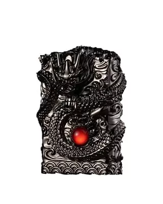 Lighters Carving Dragon Vintage Lighter Reusable Antique Kerosene Grinding Wh... • $41