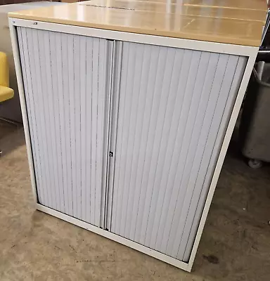 £65 • Buy Bisley Tambour  Storage Cupboard, Filing Cupboard, Stationery Cupboard,Metal